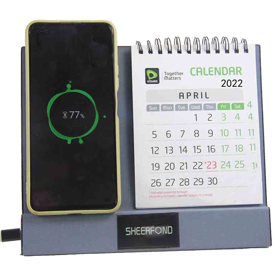 Spiral Binding Rechargeable Des